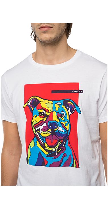 ベーシックジャージー DogプリントTシャツ 詳細画像 ホワイト 5